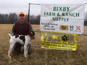Keith Lindsay and his GSP Sonja finished second with a score of 172. 