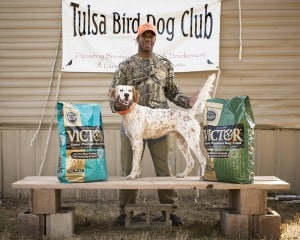 RuSean Hardman and Duke won first place in the Puppy Stakes on Oct 4.