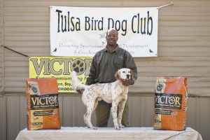 RuSean Hardman and Duke finished first in the Nov. 1, 2014 Puppy Stakes. 